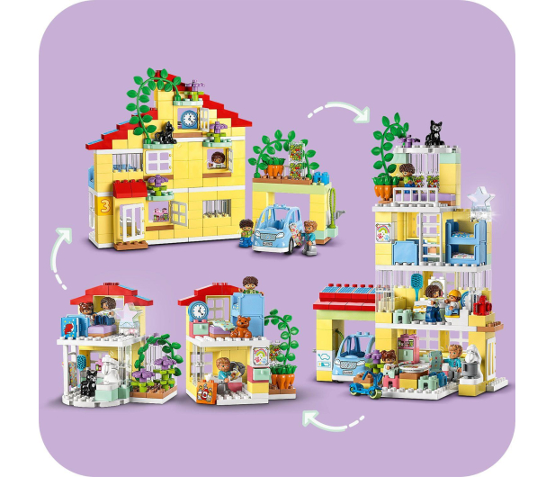 LEGO Outlet Duplo 10994 Dom rodzinny 3w1 - 1567013 - zdjęcie 11
